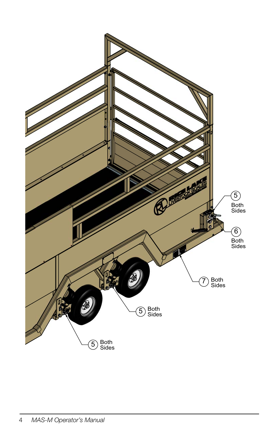 Rice Lake Mobile Group Animal Scale - MAS-M - Operators Manual User Manual | Page 8 / 48