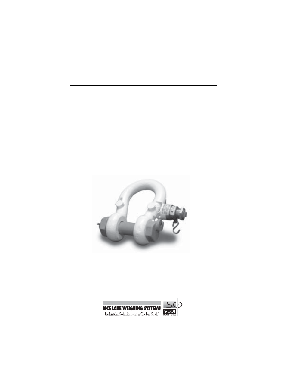 Rice Lake Load Cells - RL4050LS Electronic Load Shackle User Manual | 6 pages