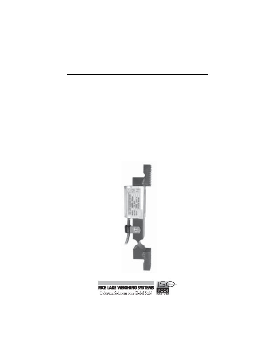 Rice Lake Load Cells - RL8025 Skirted Tank Structural Sensor User Manual | 9 pages