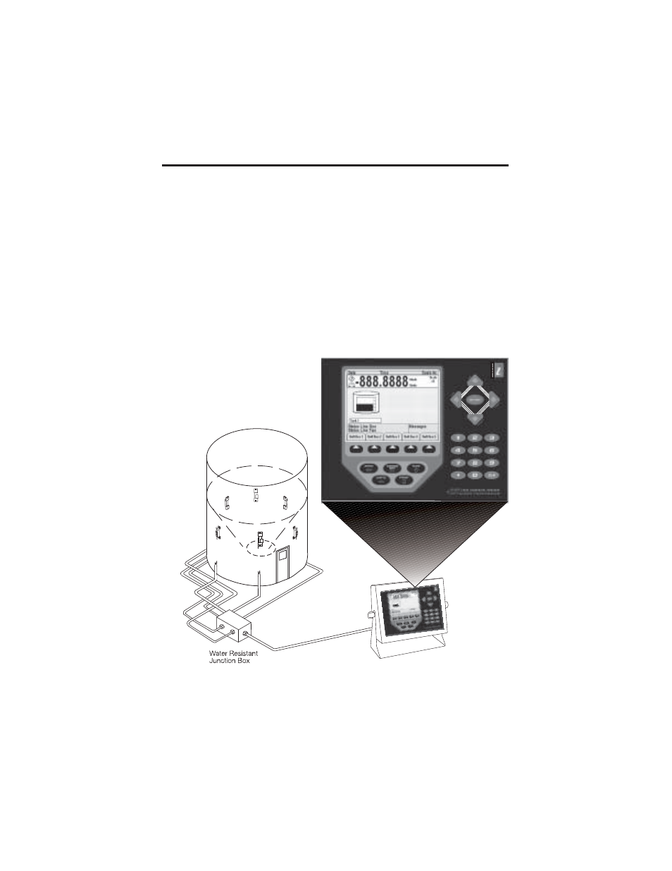 Installation of the sensors | Rice Lake Load Cells - RL8025 Skirted Tank Structural Sensor User Manual | Page 4 / 9