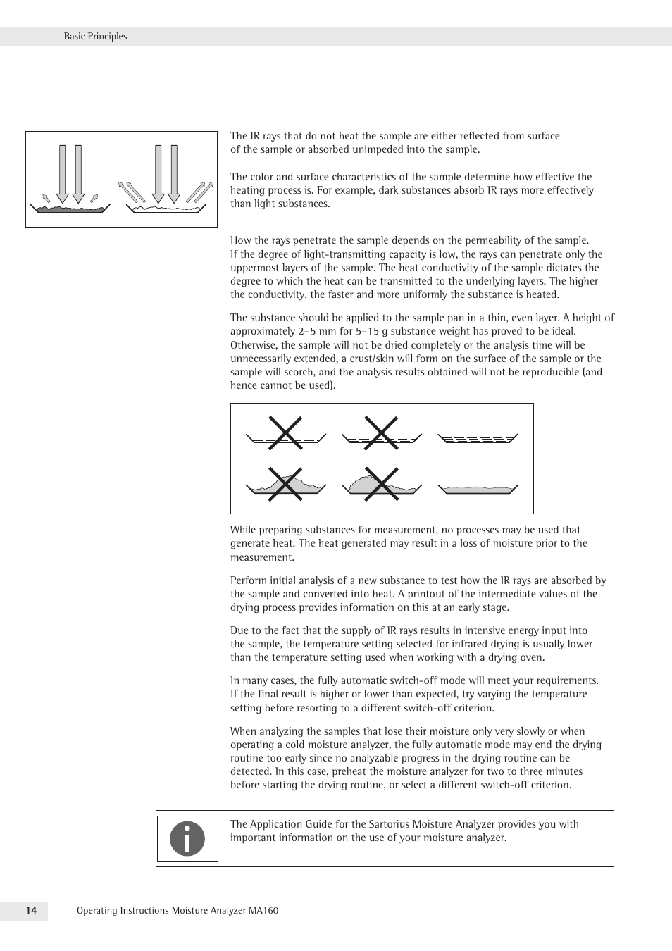 Rice Lake MA160 Sartorius Moisture Analyzer User Manual | Page 14 / 82