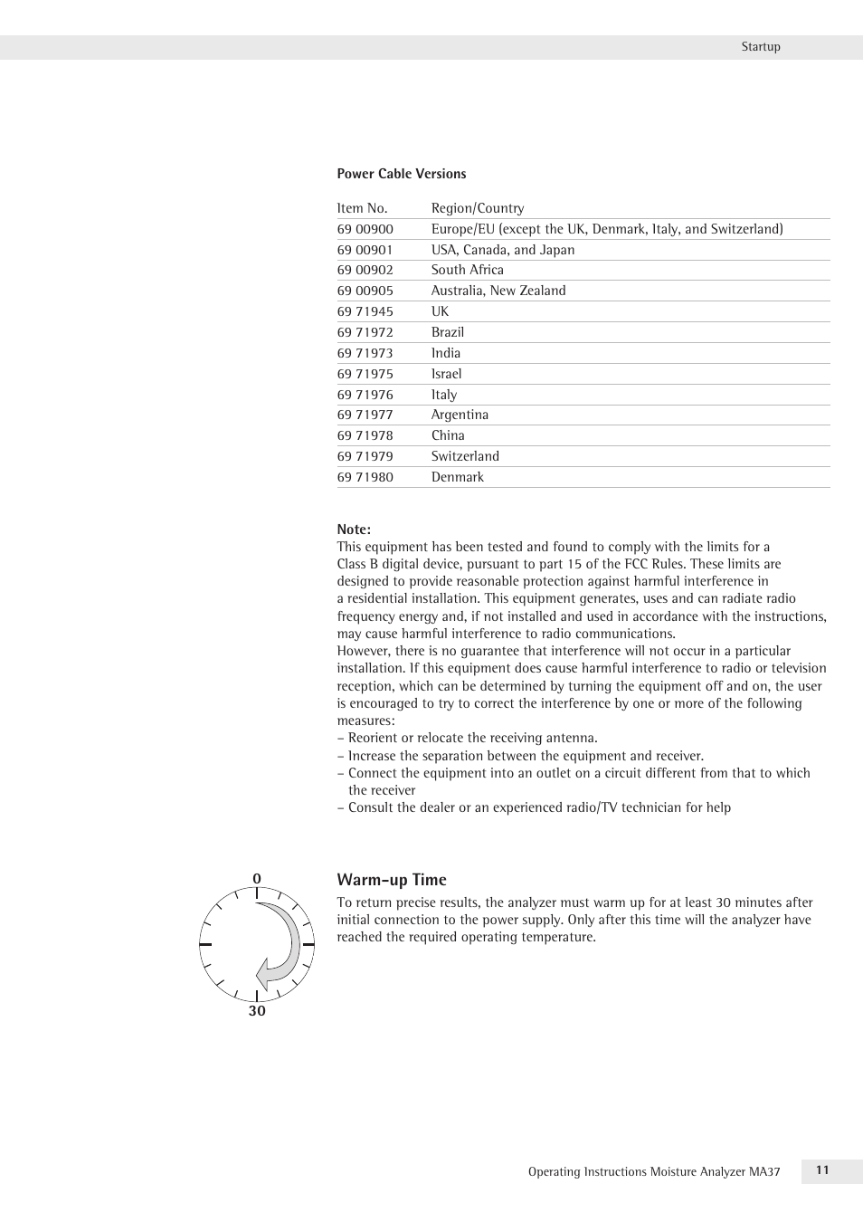 Rice Lake MA37 Sartorius Moisture Analyzer User Manual | Page 11 / 69