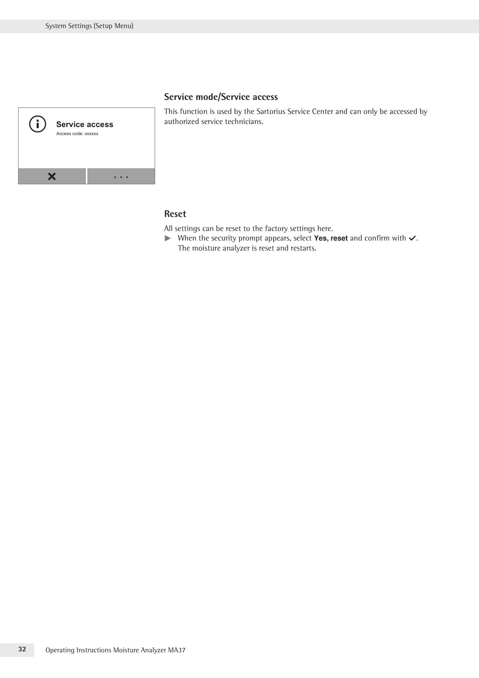 Rice Lake MA37 Sartorius Moisture Analyzer User Manual | Page 32 / 69