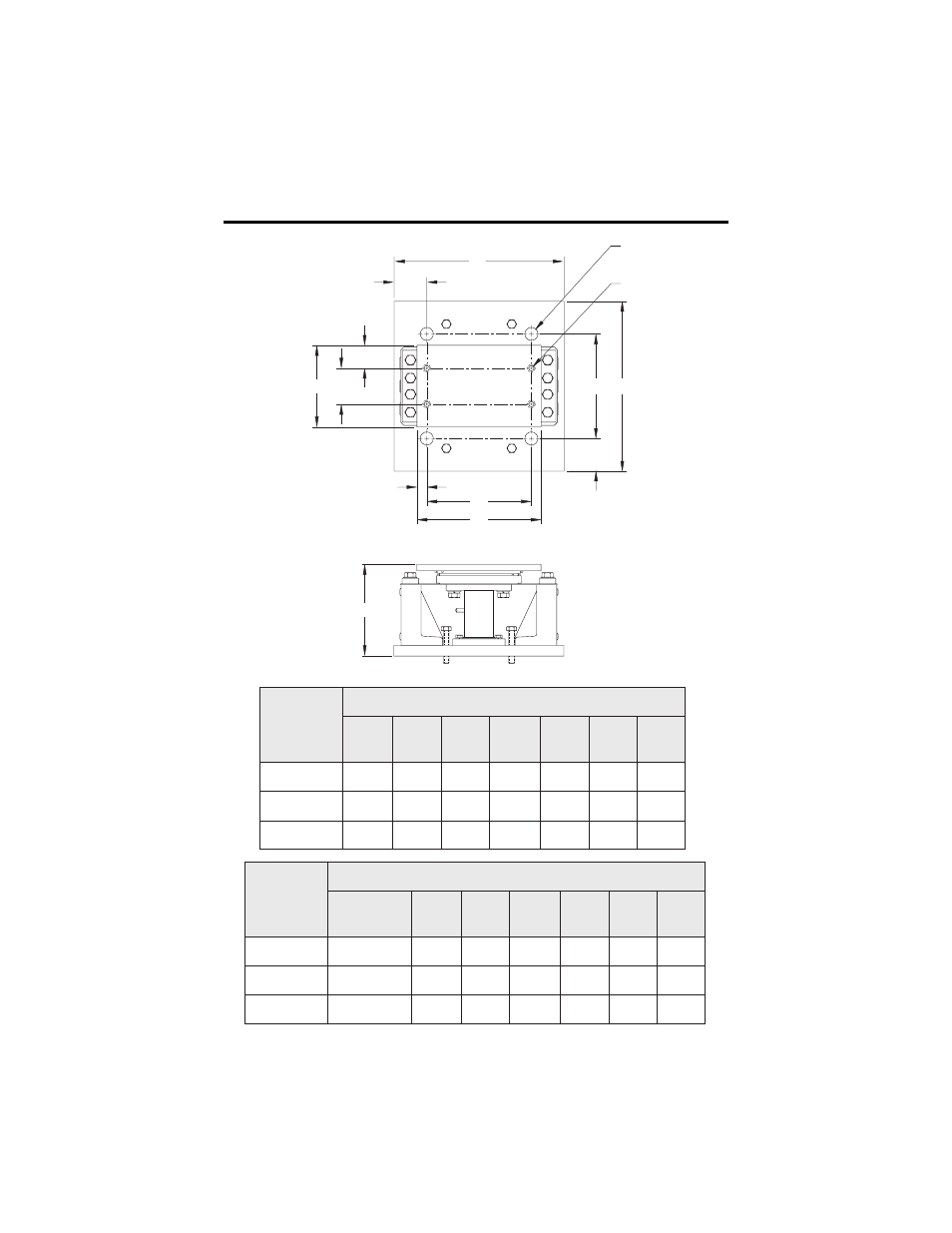 Appendix, Appendix—mount dimensions | Rice Lake Magnamount User Manual | Page 16 / 17