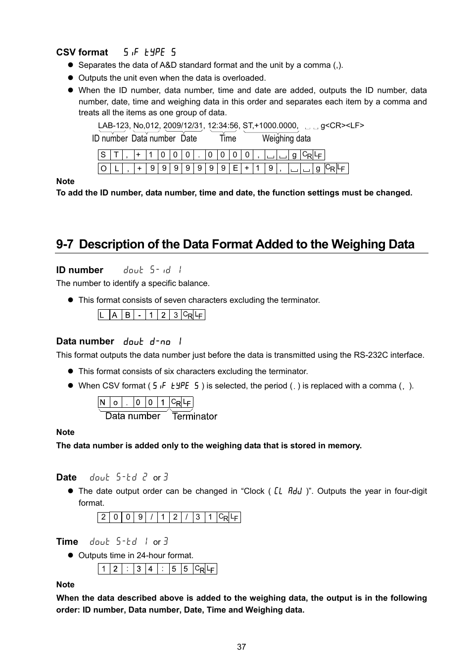 Rice Lake MC Series Mass Comparator, A&D Weighing - MC-6100 User Manual | Page 39 / 66