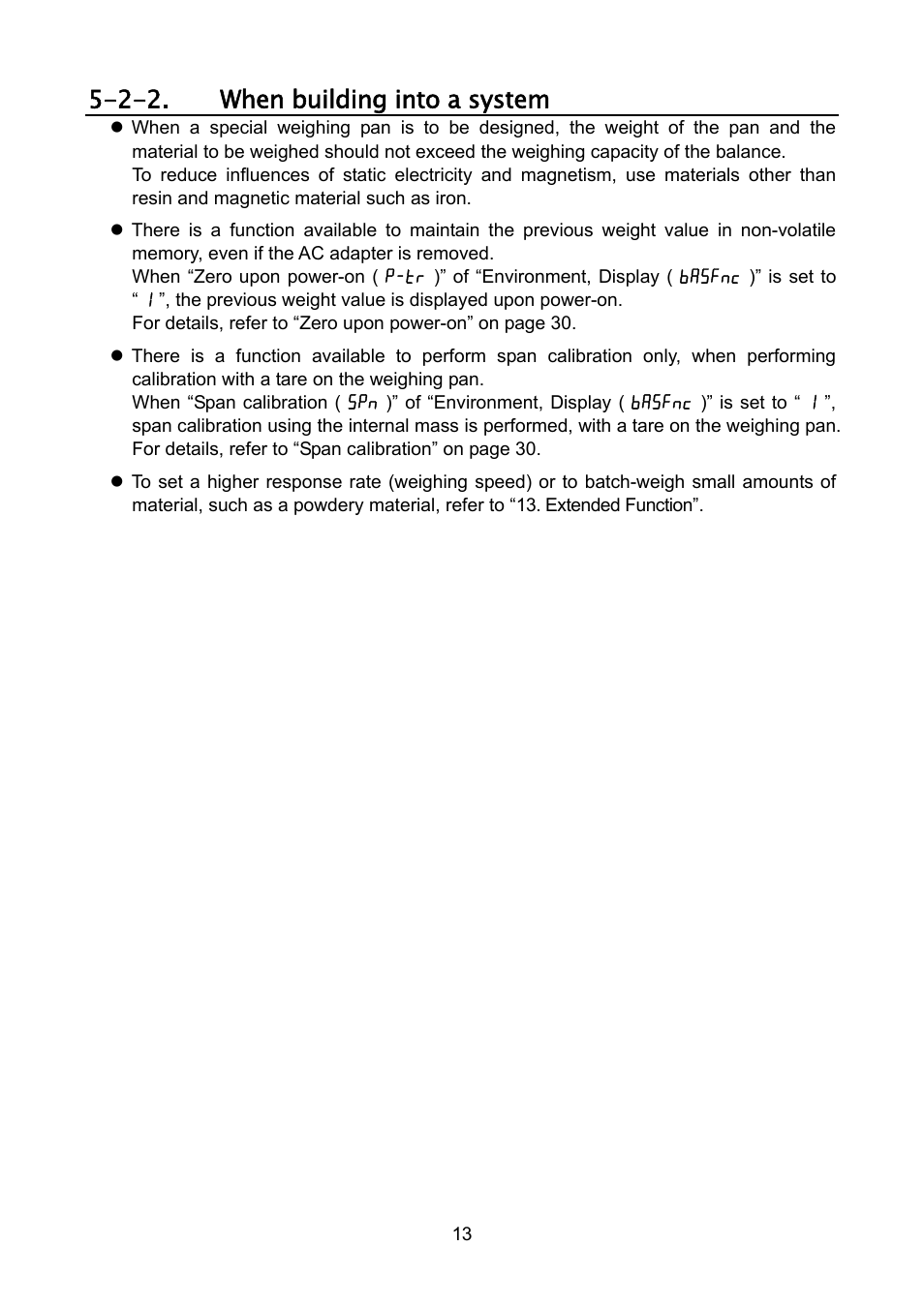 2-2. when building into a system | Rice Lake MC Series Mass Comparator, A&D Weighing - MC-30K User Manual | Page 15 / 66