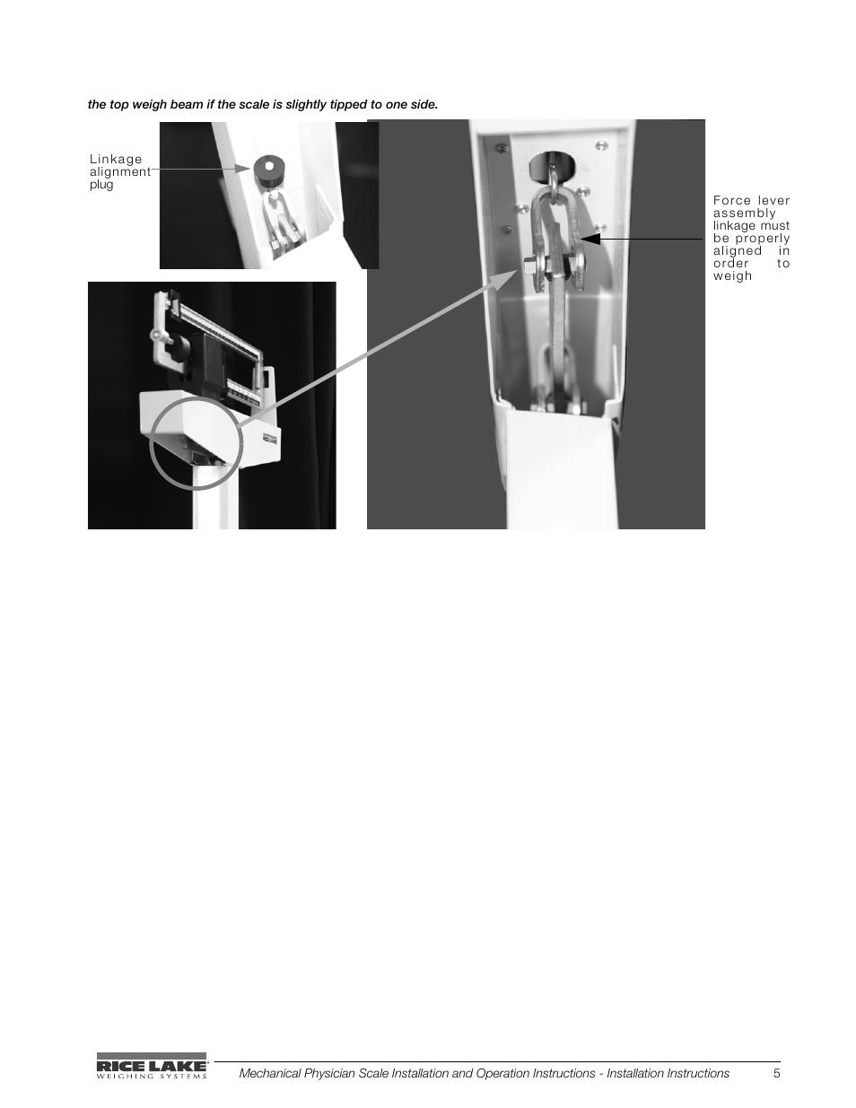 Rice Lake Mechanical Physician Scale RL-MPS-20 (LB and KG, No Height Rod) User Manual | Page 9 / 18