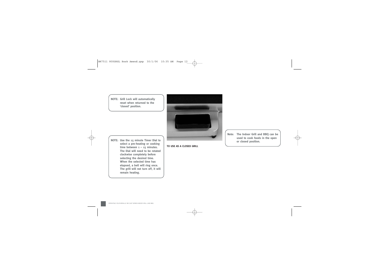 Breville 800GRXL User Manual | Page 13 / 96