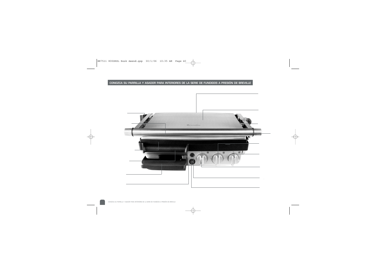 Breville 800GRXL User Manual | Page 41 / 96