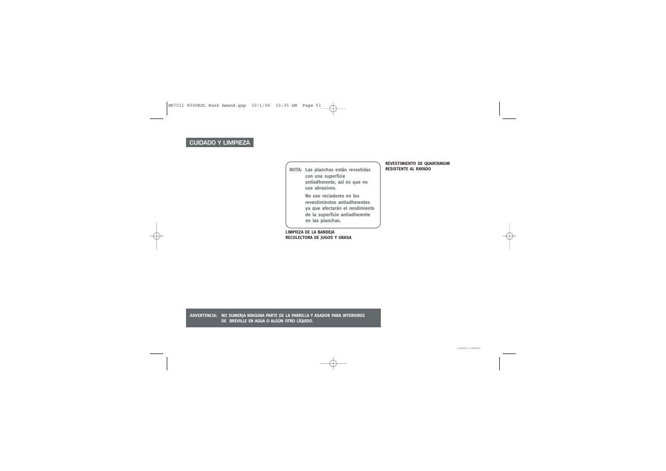 Breville 800GRXL User Manual | Page 52 / 96