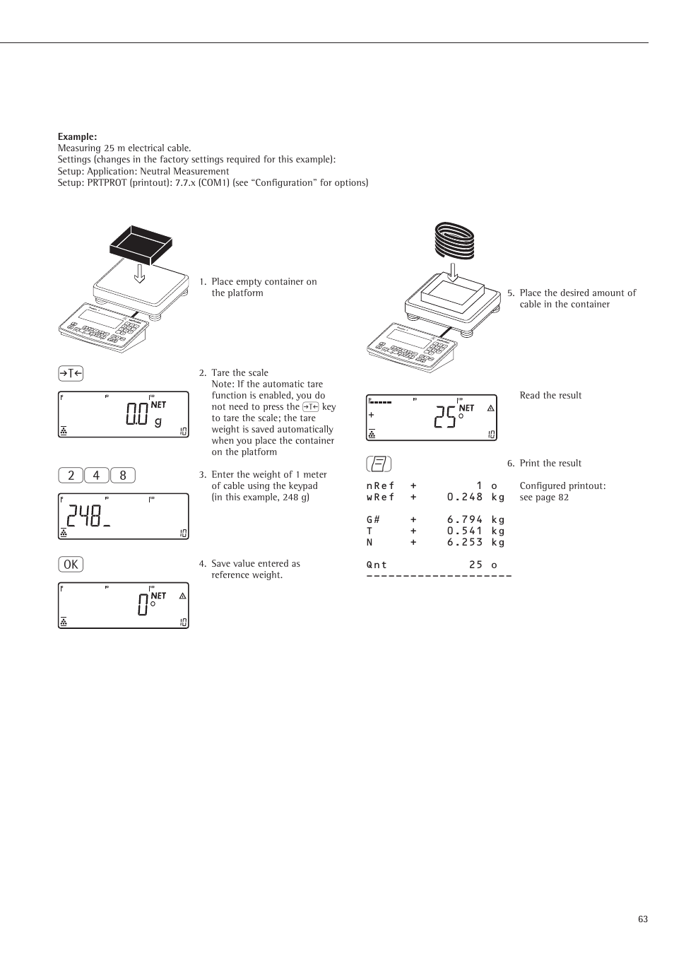 Rice Lake Sartorius Midrics 1 and 2 Series - Operating Instructions User Manual | Page 63 / 107