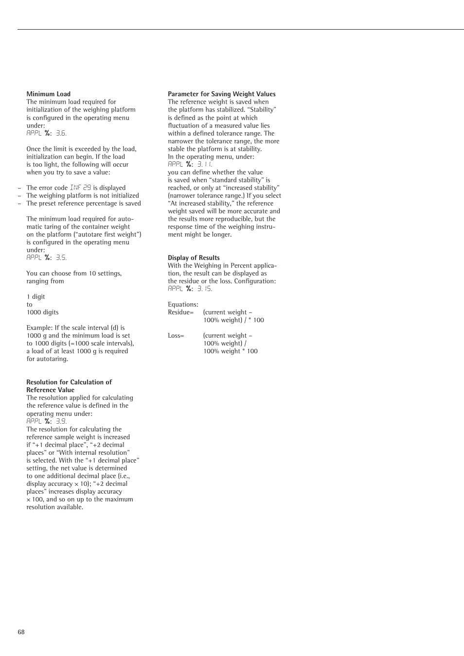 Rice Lake Sartorius Midrics 1 and 2 Series - Operating Instructions User Manual | Page 68 / 107