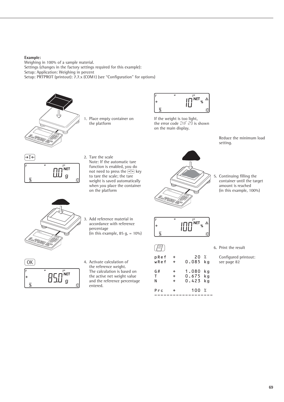 Rice Lake Sartorius Midrics 1 and 2 Series - Operating Instructions User Manual | Page 69 / 107