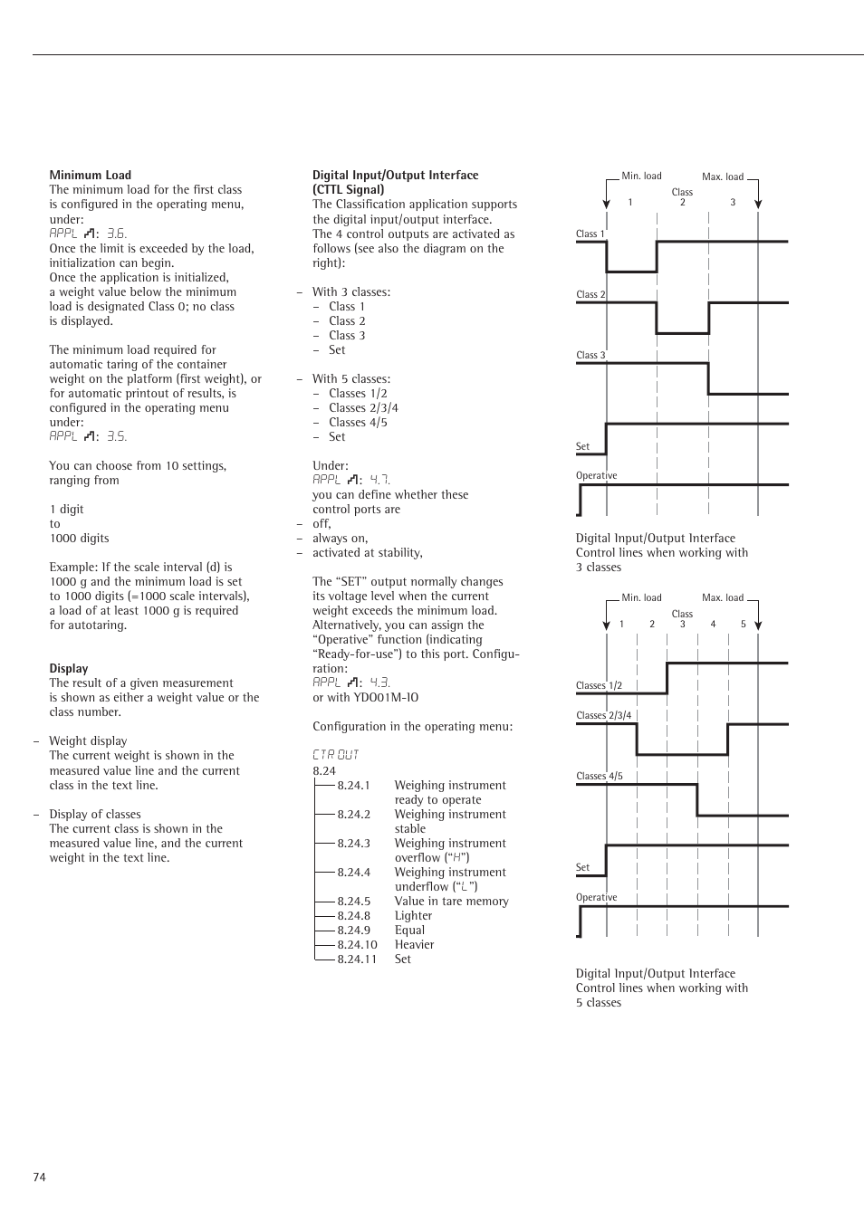 Rice Lake Sartorius Midrics 1 and 2 Series - Operating Instructions User Manual | Page 74 / 107