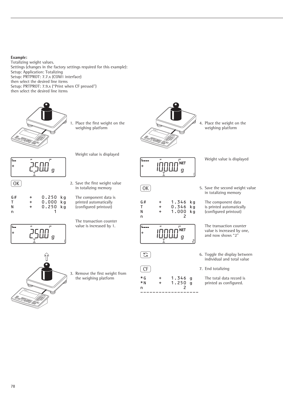 Rice Lake Sartorius Midrics 1 and 2 Series - Operating Instructions User Manual | Page 78 / 107