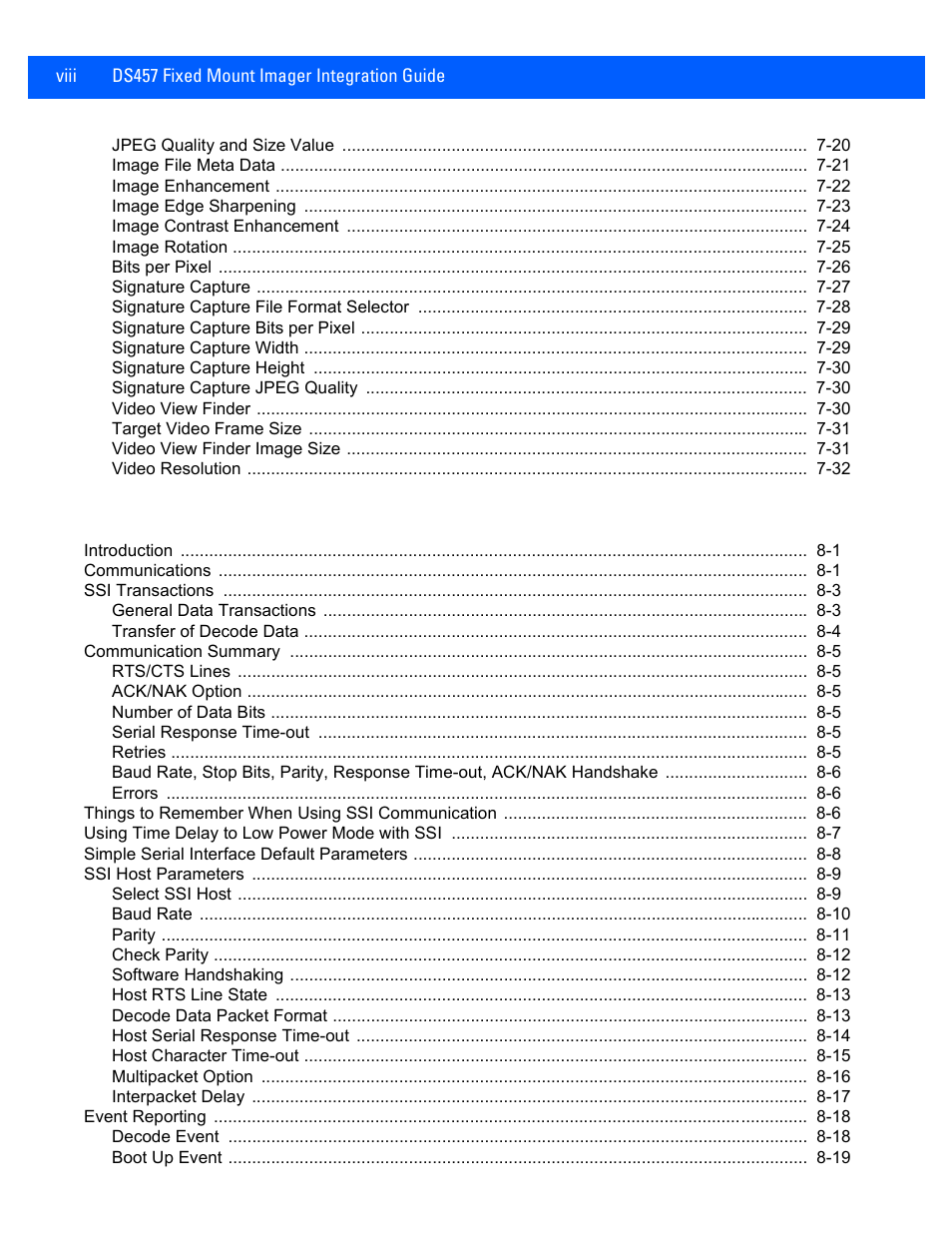 Rice Lake Motorola DS457 Laser Scanner User Manual | Page 10 / 428