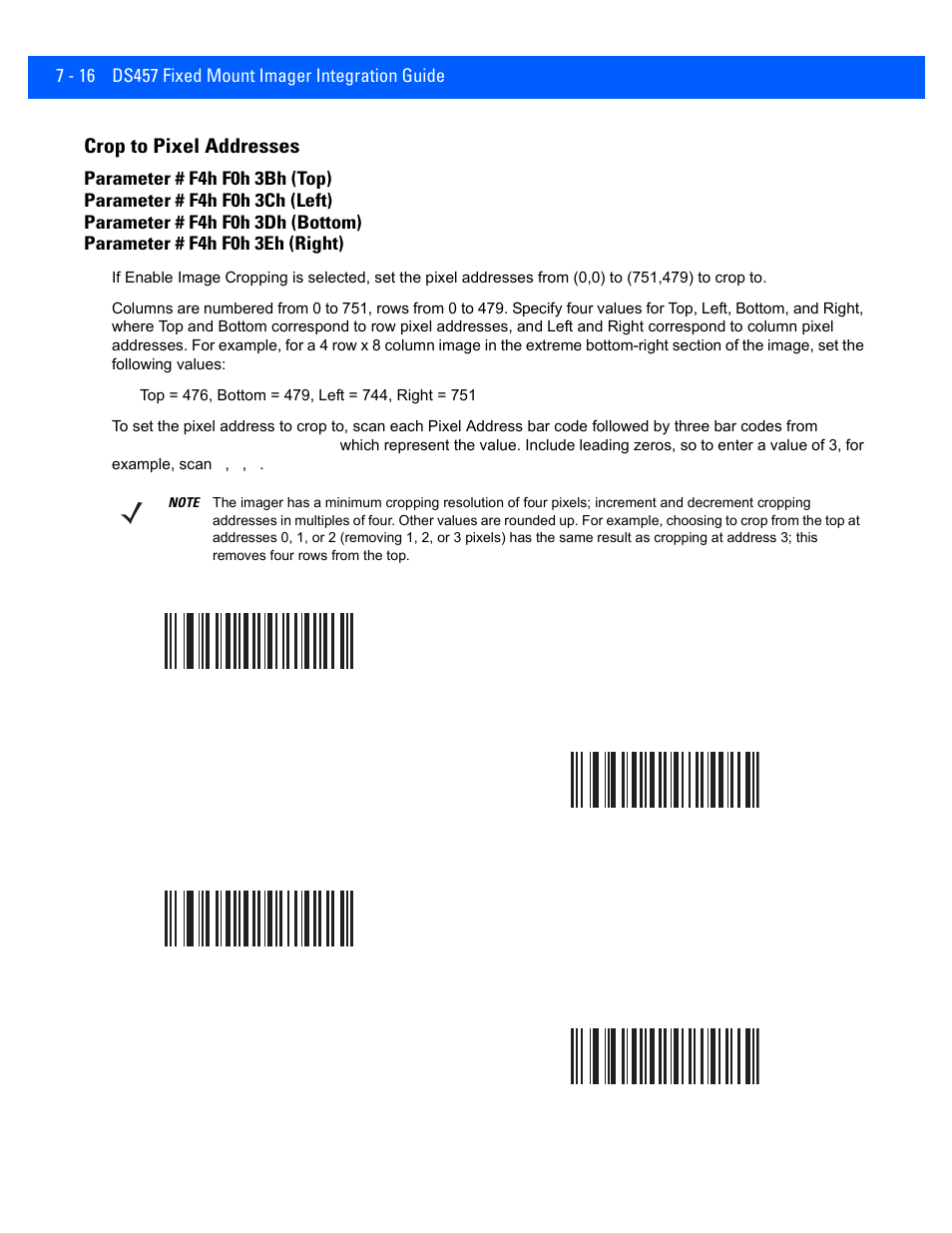 Crop to pixel addresses, Crop to pixel addresses -16 | Rice Lake Motorola DS457 Laser Scanner User Manual | Page 110 / 428