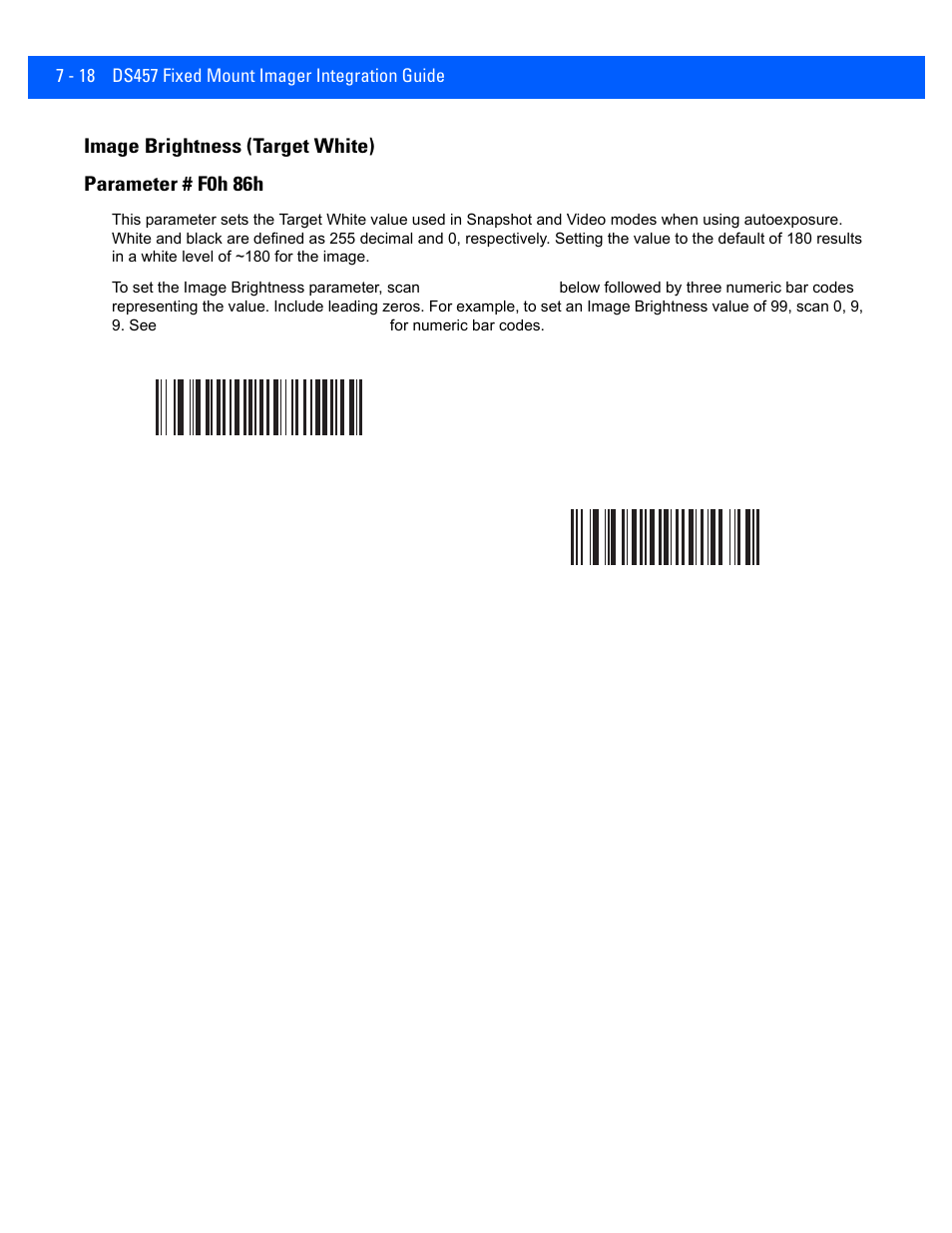 Image brightness (target white), Image brightness (target white) -18 | Rice Lake Motorola DS457 Laser Scanner User Manual | Page 112 / 428