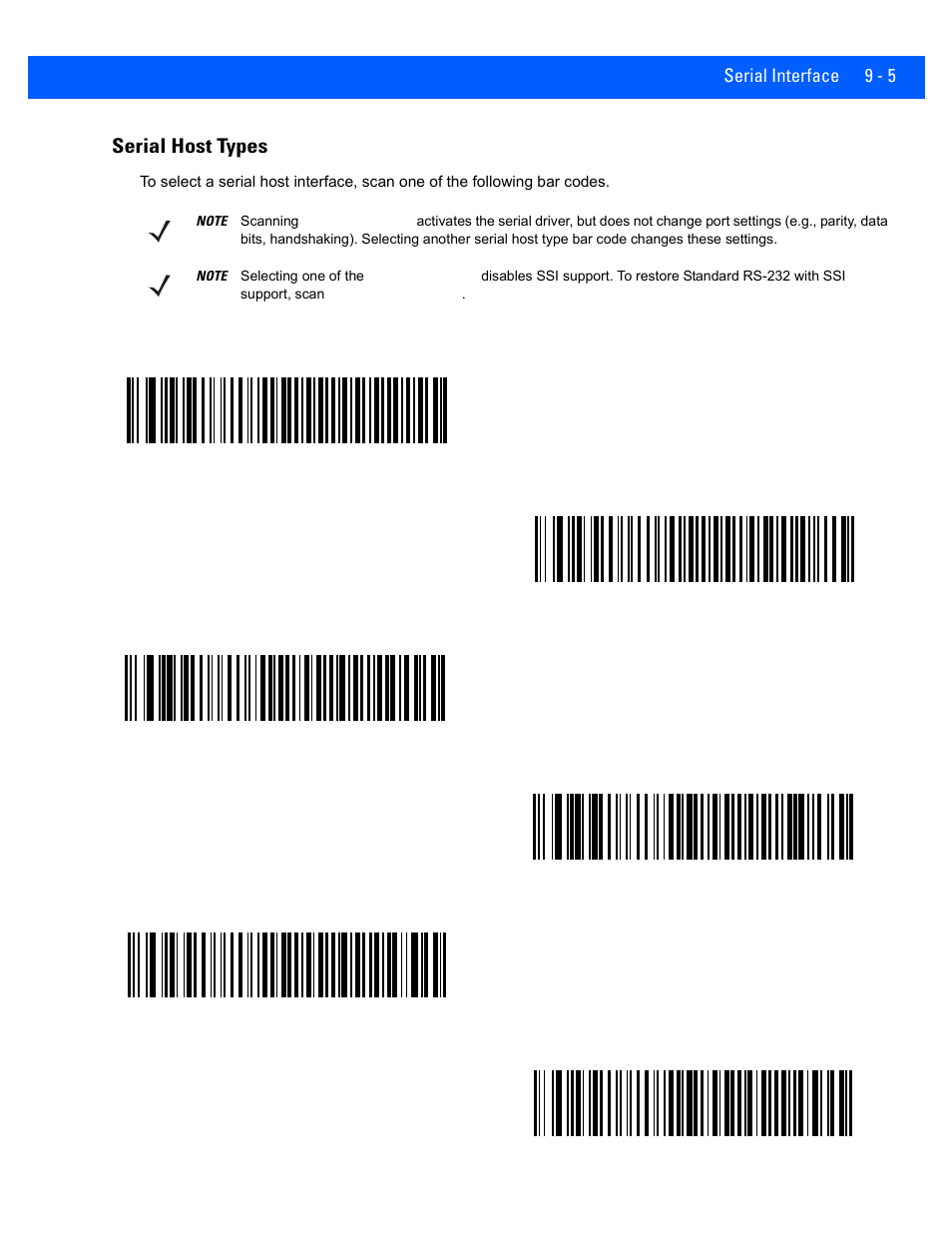 Serial host types, Serial host types -5 | Rice Lake Motorola DS457 Laser Scanner User Manual | Page 151 / 428