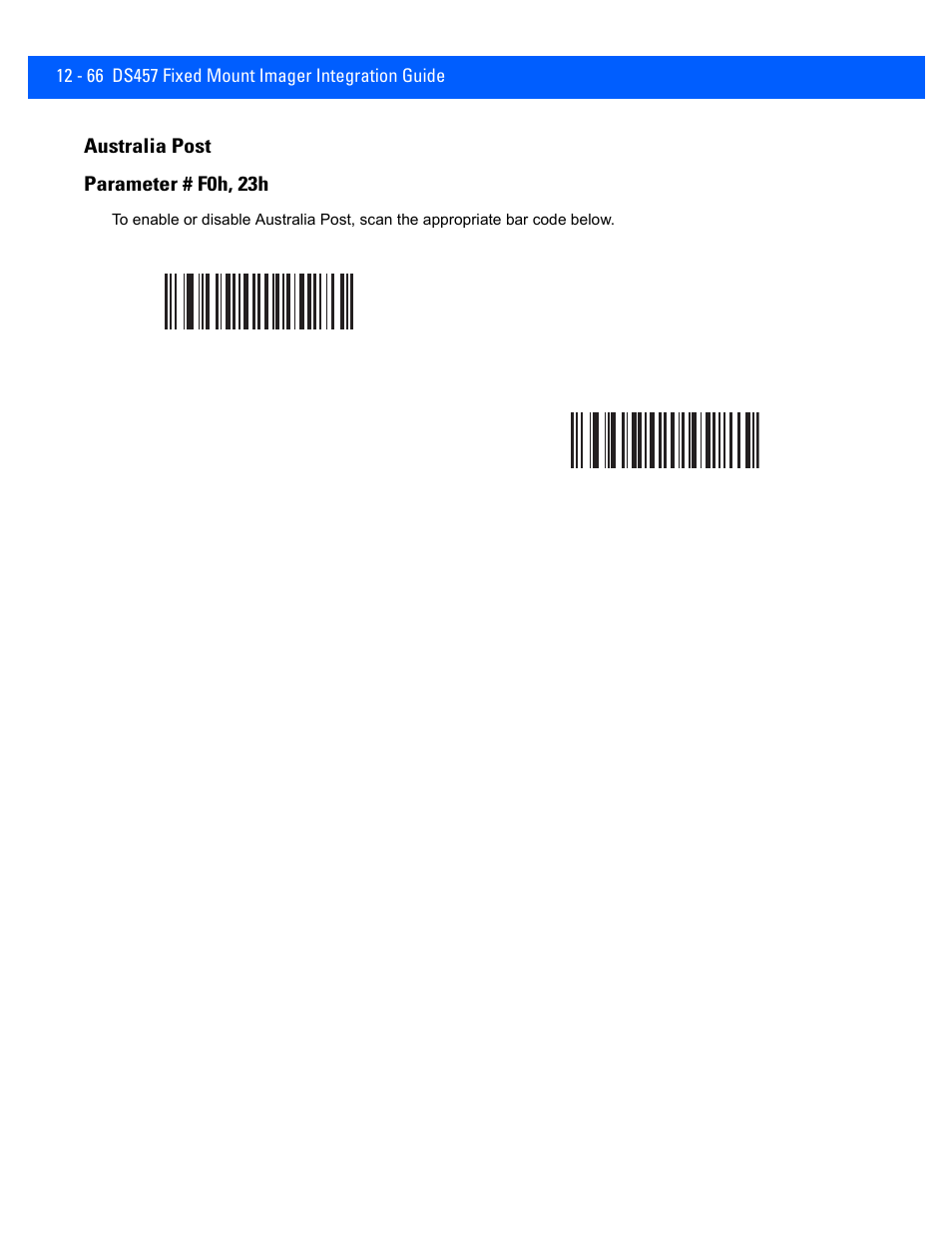 Australia post, Australia post -66 | Rice Lake Motorola DS457 Laser Scanner User Manual | Page 288 / 428