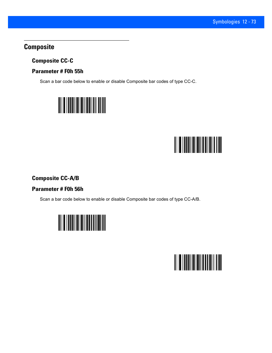 Composite, Composite cc-c, Composite cc-a/b | Composite -73, Composite cc-c -73, Composite cc-a/b -73 | Rice Lake Motorola DS457 Laser Scanner User Manual | Page 295 / 428