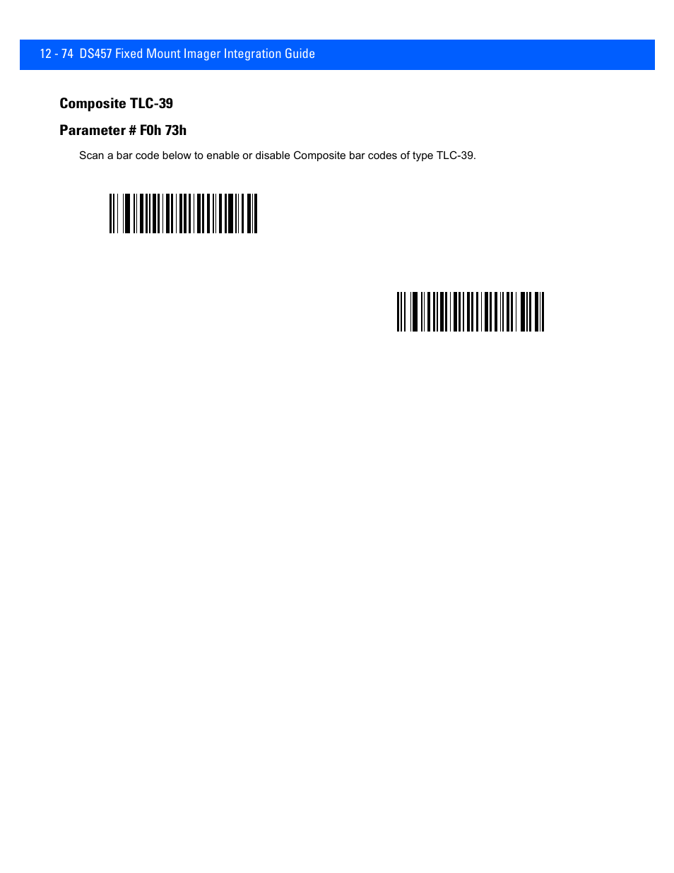 Composite tlc-39, Composite tlc-39 -74 | Rice Lake Motorola DS457 Laser Scanner User Manual | Page 296 / 428