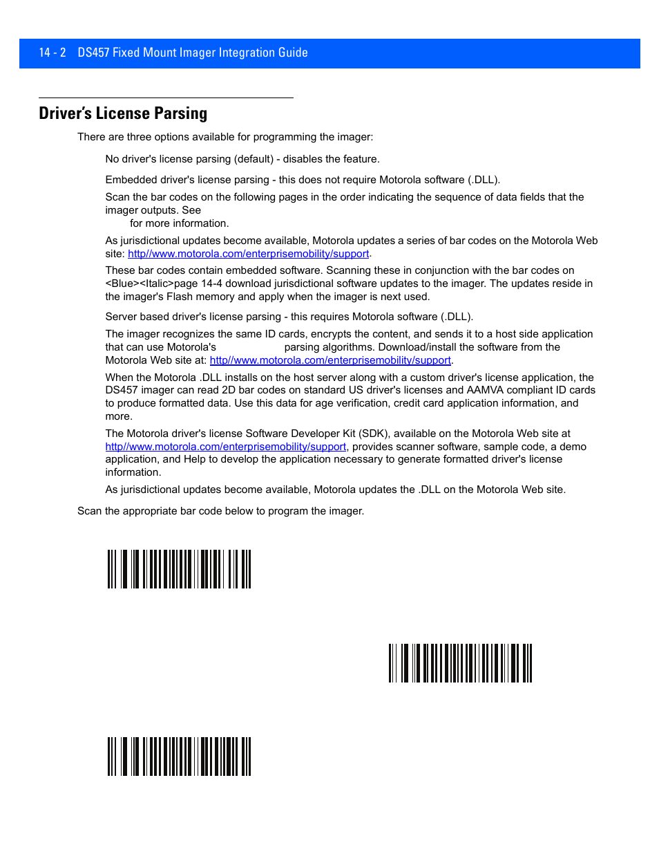 Driver’s license parsing, Driver’s license parsing -2 | Rice Lake Motorola DS457 Laser Scanner User Manual | Page 326 / 428