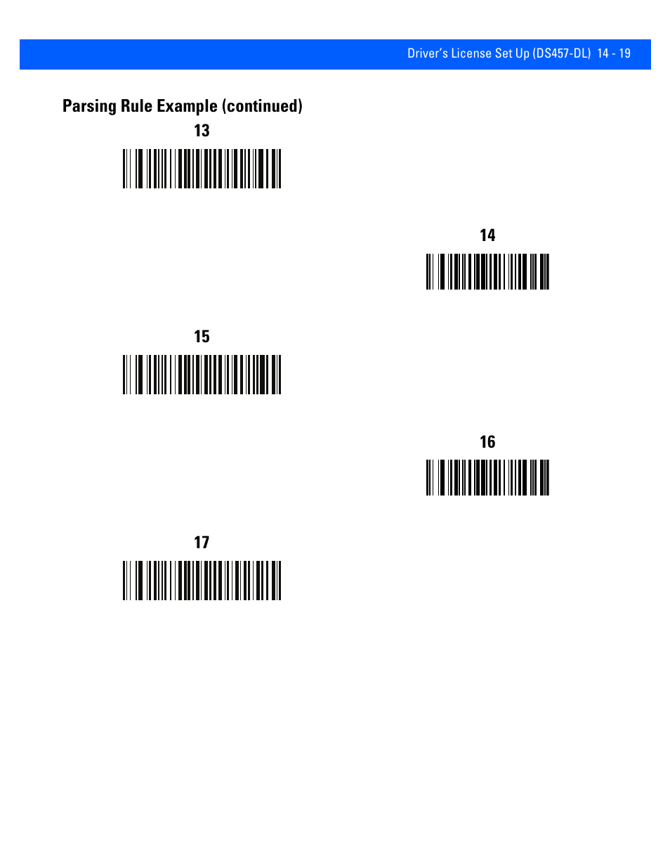 Parsing rule example (continued) 13 | Rice Lake Motorola DS457 Laser Scanner User Manual | Page 343 / 428