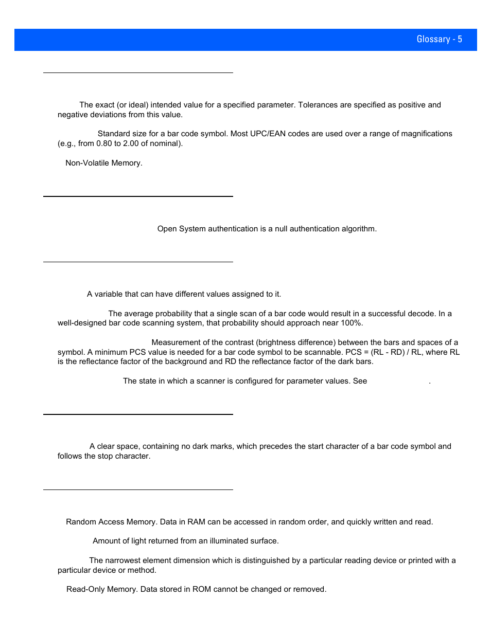 Rice Lake Motorola DS457 Laser Scanner User Manual | Page 415 / 428