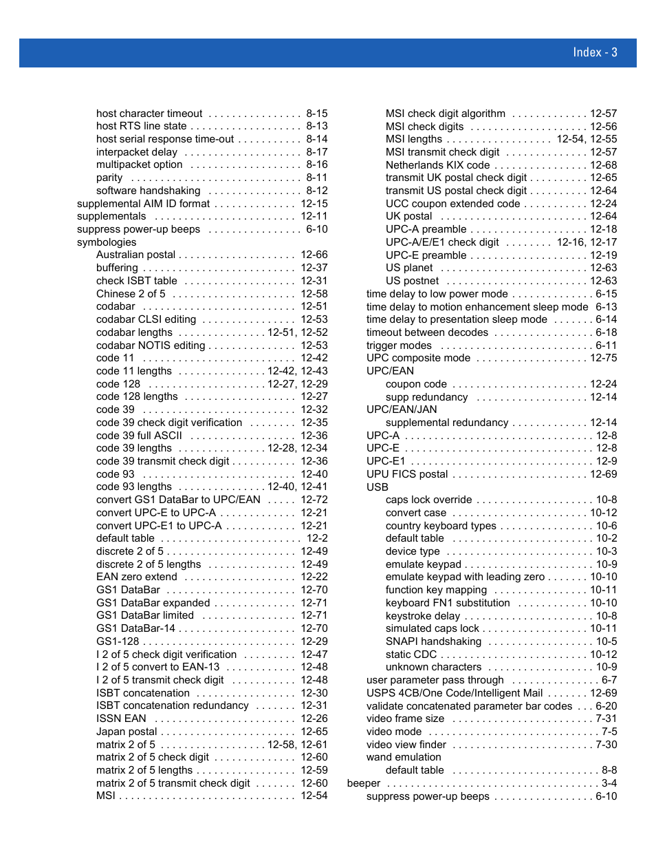 Rice Lake Motorola DS457 Laser Scanner User Manual | Page 421 / 428