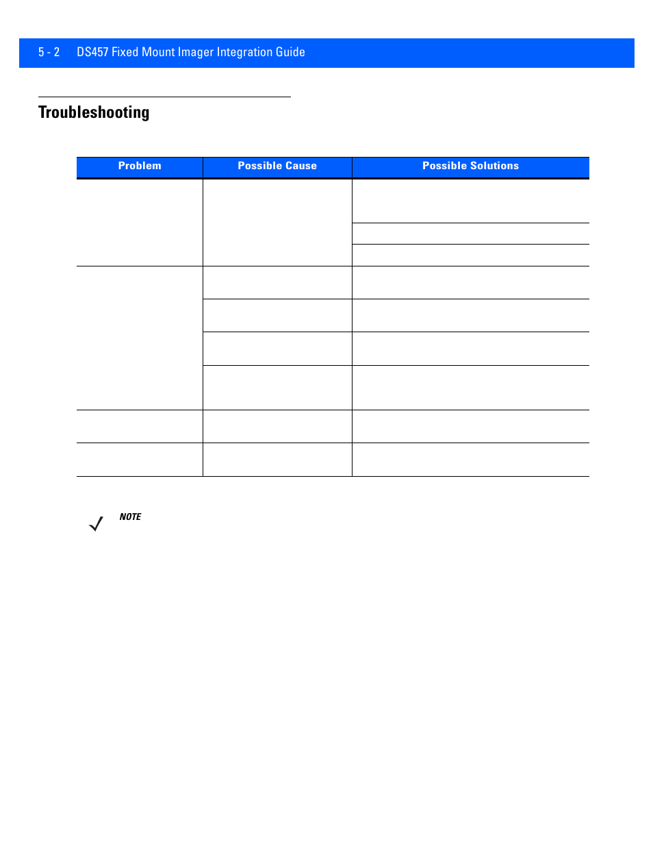 Troubleshooting, Troubleshooting -2 | Rice Lake Motorola DS457 Laser Scanner User Manual | Page 62 / 428