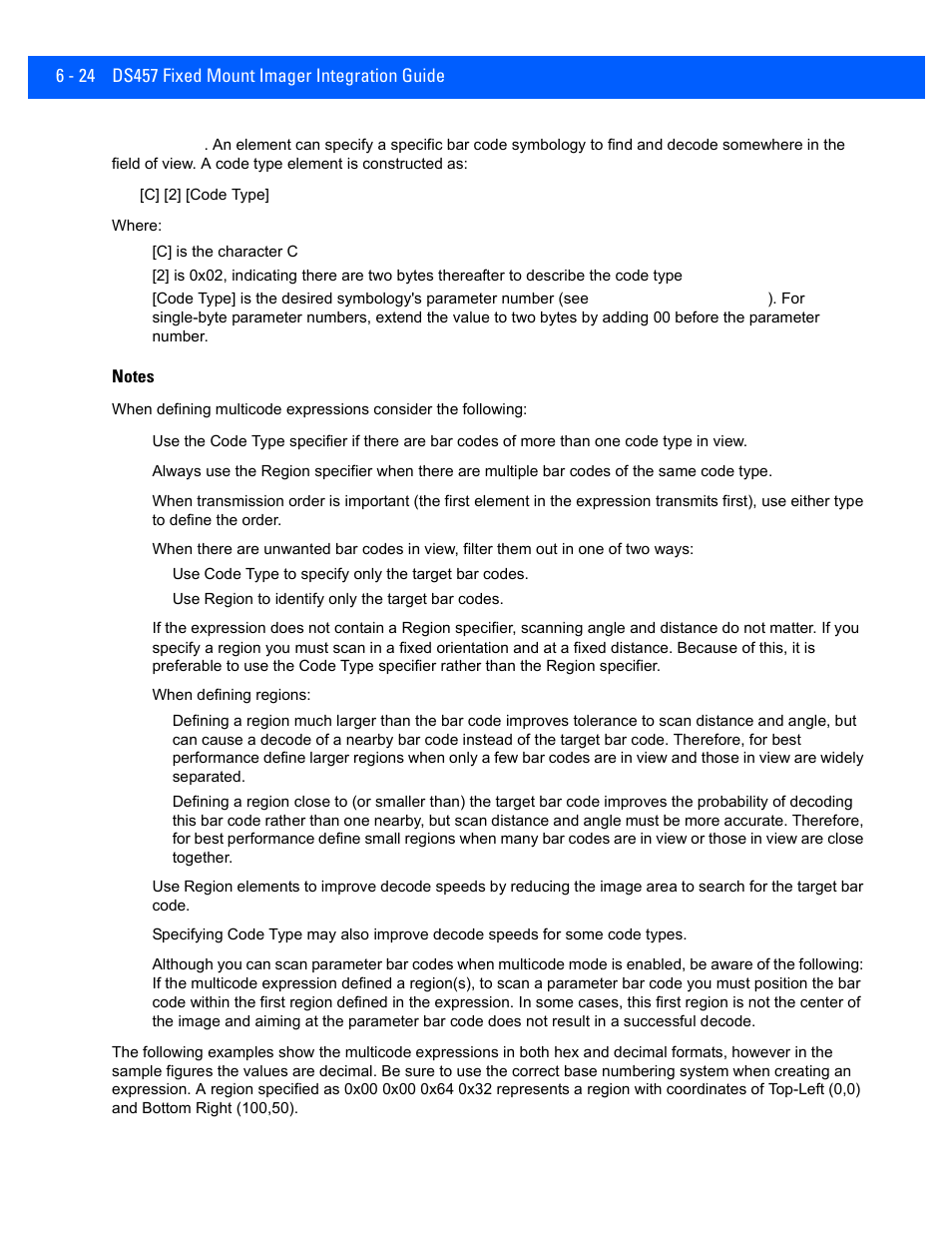 Rice Lake Motorola DS457 Laser Scanner User Manual | Page 86 / 428