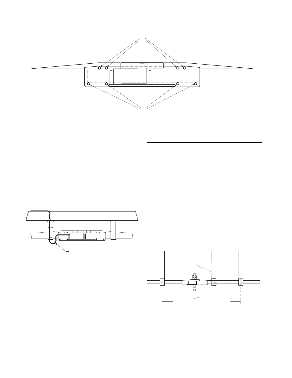 0 permanent installation 2, 0 permanent installation | Rice Lake MS202 Portable & Permanent Monorail User Manual | Page 4 / 6