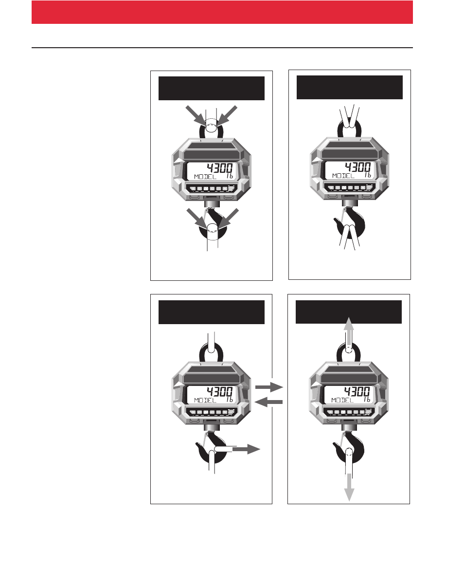 Do not, Proper loading procedures, User guide | Rice Lake MSI4300 PortaWeigh Plus Crane Scale 5 Key User Manual | Page 24 / 28