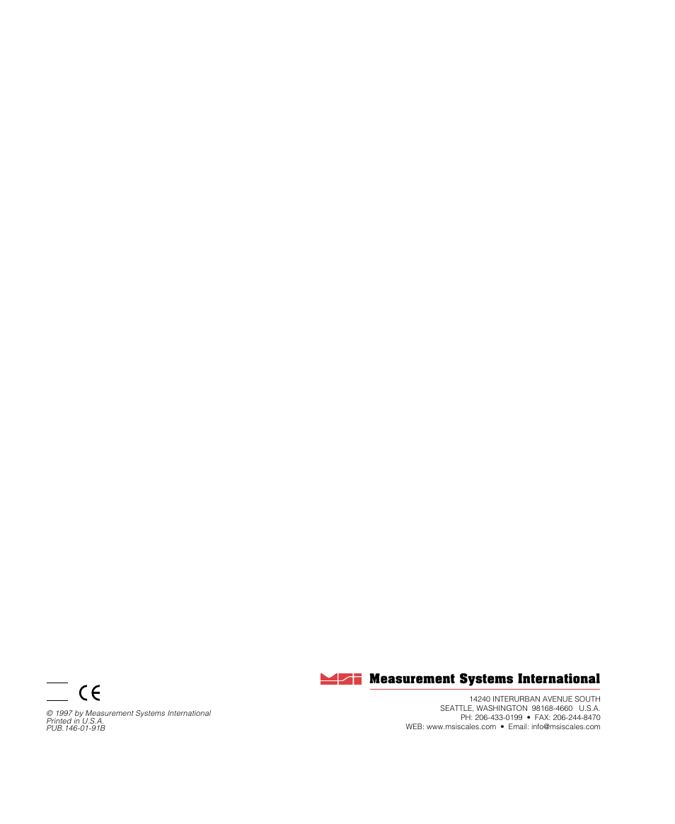 Proper loading procedures, Measurement systems international | Rice Lake MSI4300 PortaWeigh Plus Crane Scale 7 Key User Manual | Page 49 / 50