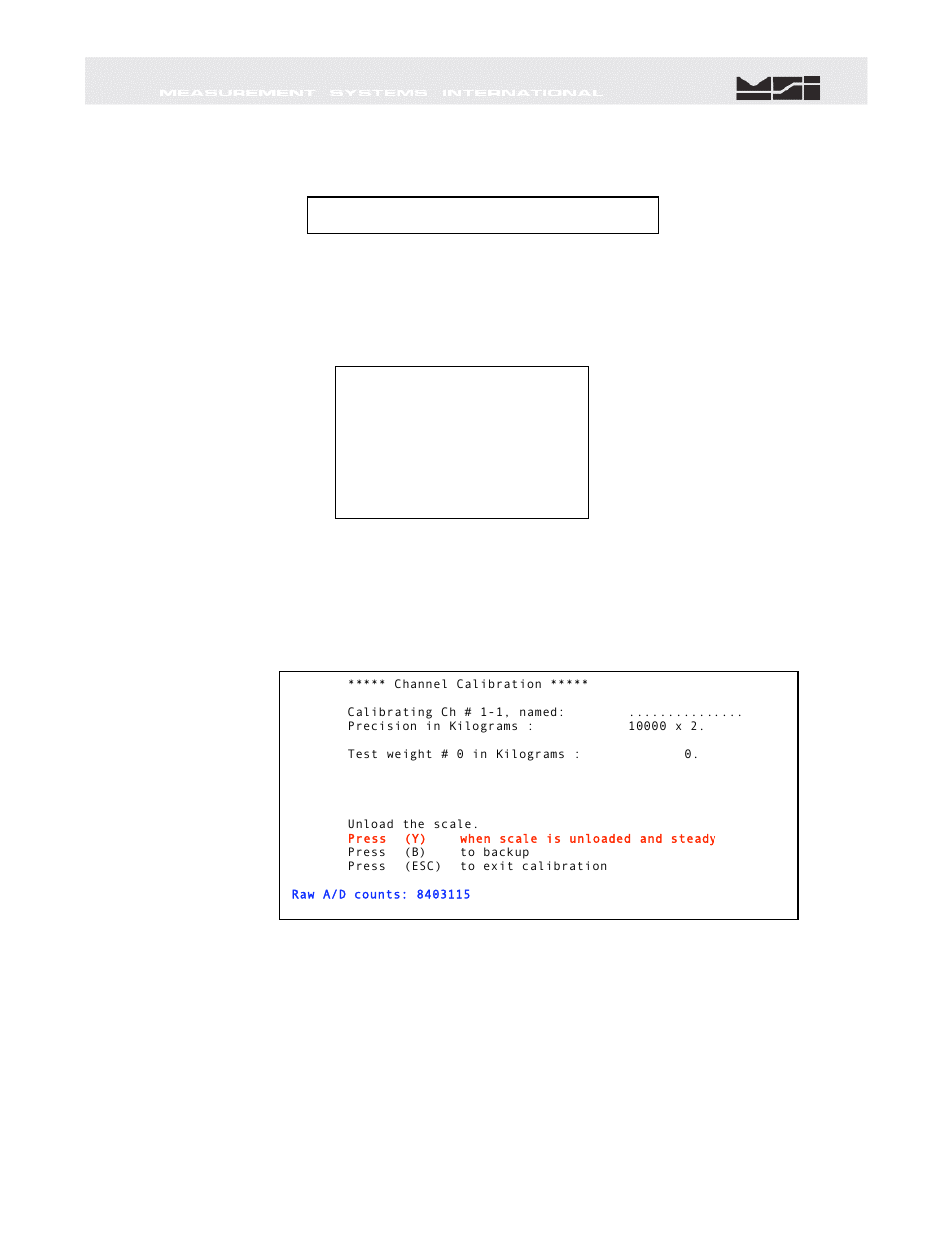 Rice Lake MSI6260cs Digital Crane Scale Calibration User Manual | Page 4 / 8