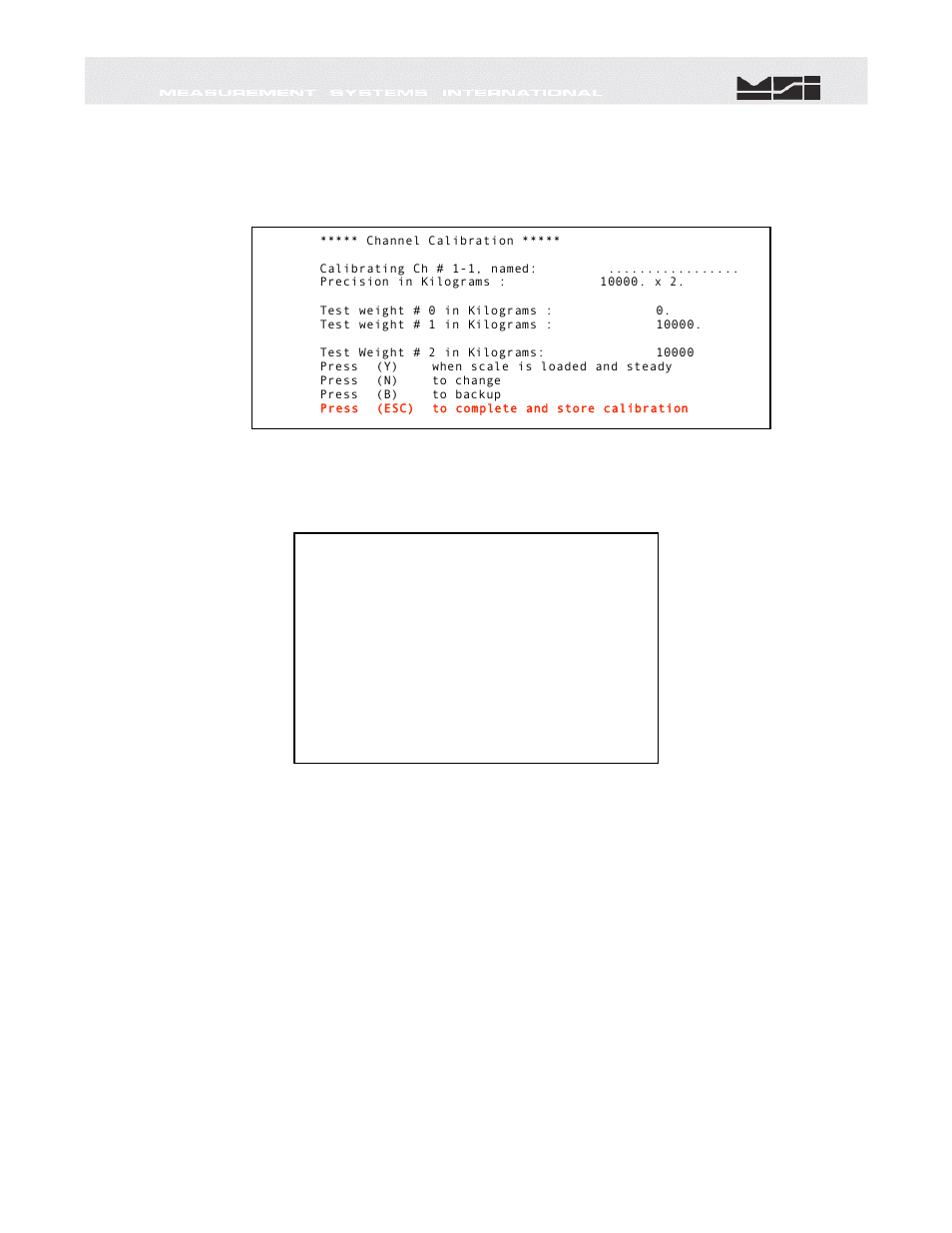 Rice Lake MSI6260cs Digital Crane Scale Calibration User Manual | Page 6 / 8