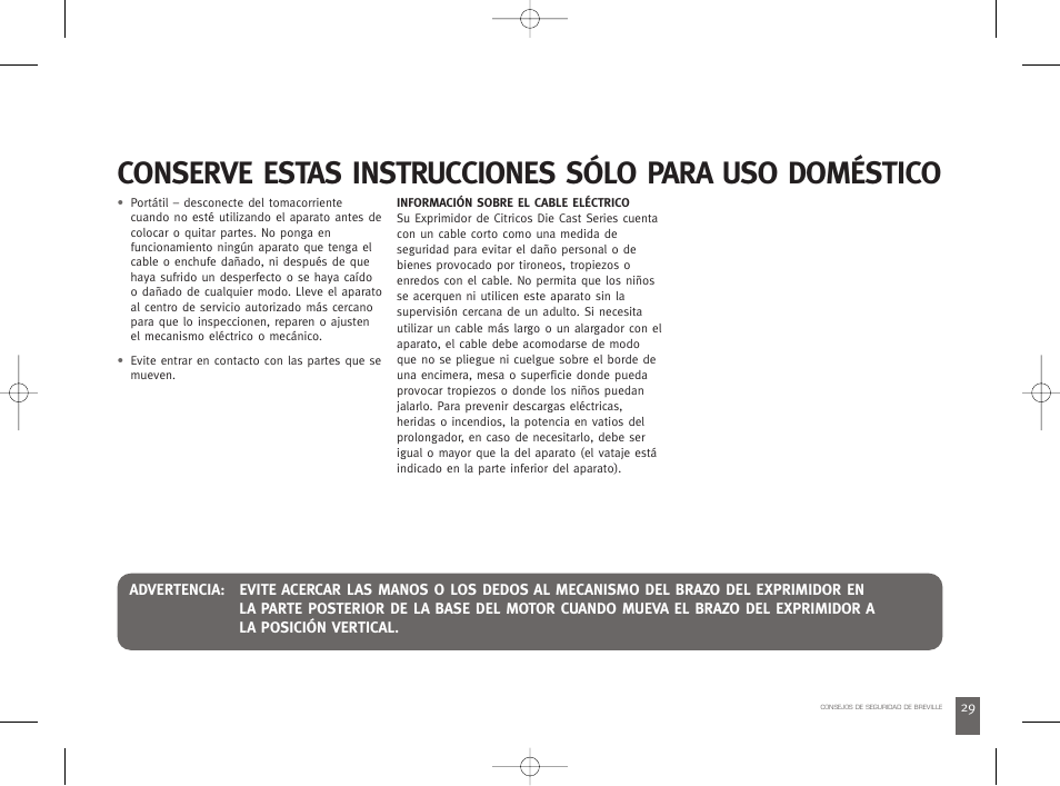 Breville 800CPXL User Manual | Page 30 / 68