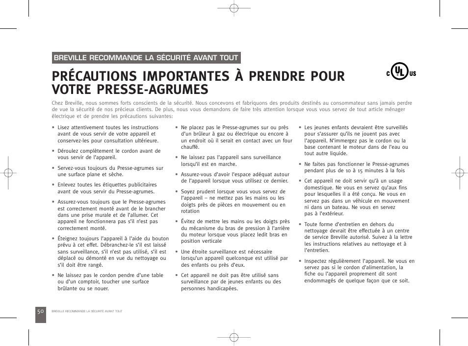 Breville 800CPXL User Manual | Page 51 / 68