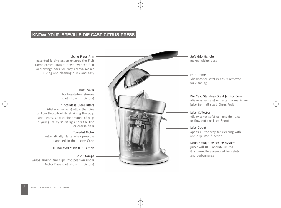 Breville 800CPXL User Manual | Page 9 / 68