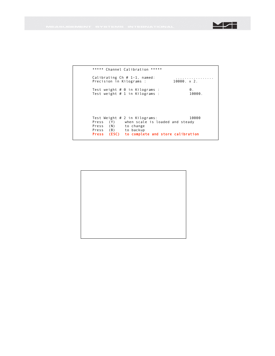 Rice Lake MSI9300 PortaWeigh Crane Scale Calibration Guide User Manual | Page 6 / 8