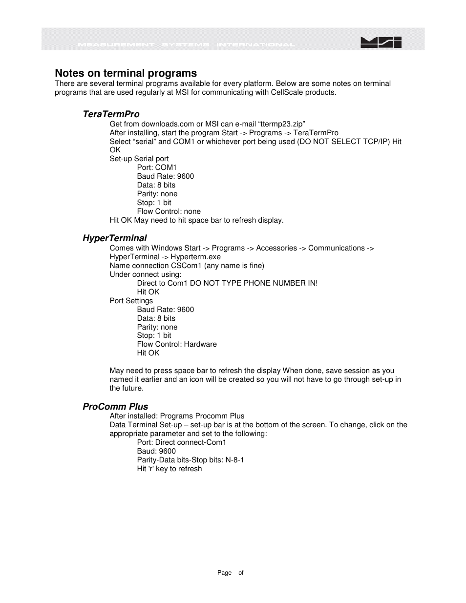 Rice Lake MSI9300 PortaWeigh Crane Scale Setup Exit Guide User Manual | Page 5 / 6