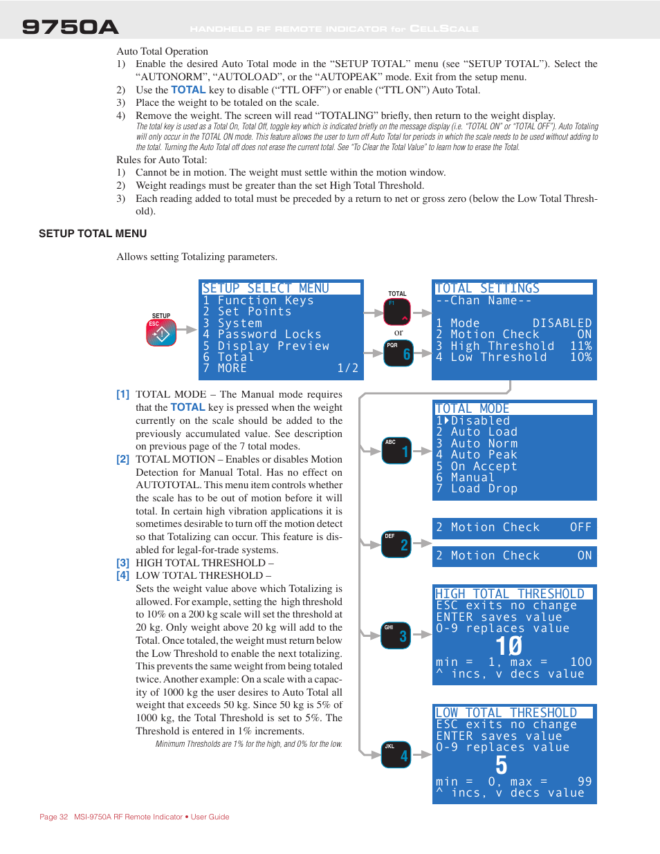 9750a | Rice Lake MSI-9750A CellScale RF Portable Indicator User Manual | Page 32 / 95