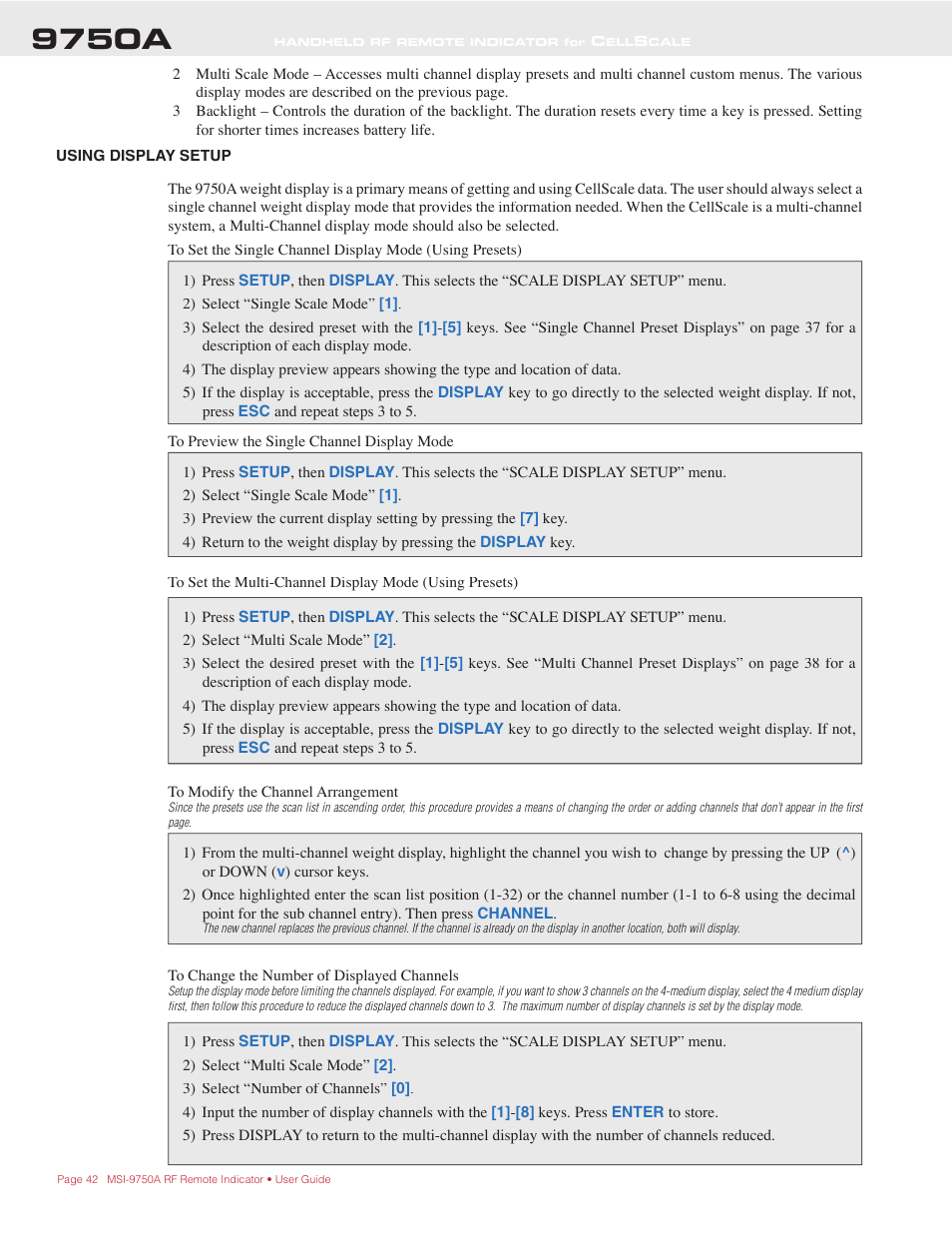 9750a | Rice Lake MSI-9750A CellScale RF Portable Indicator User Manual | Page 42 / 95