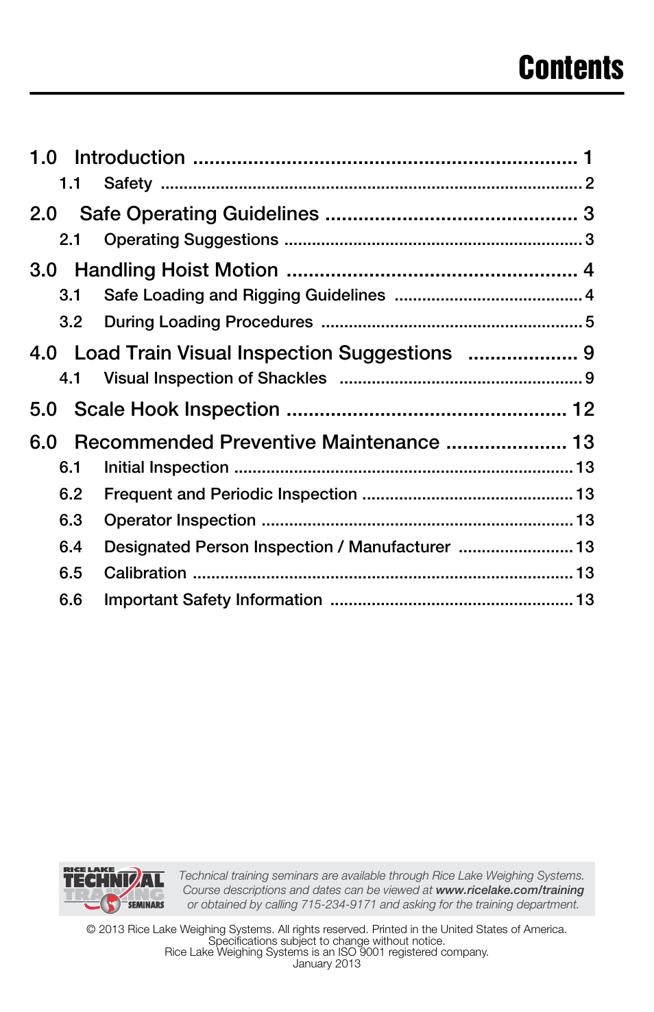 Rice Lake MSI-9300HT Hi-Torque Port-A-Weigh Plus CellScale RF Safety User Manual | Page 3 / 20