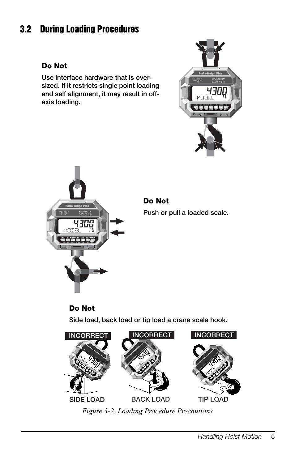 2 during loading procedures, During loading procedures | Rice Lake MSI-9300HT Hi-Torque Port-A-Weigh Plus CellScale RF Safety User Manual | Page 9 / 20