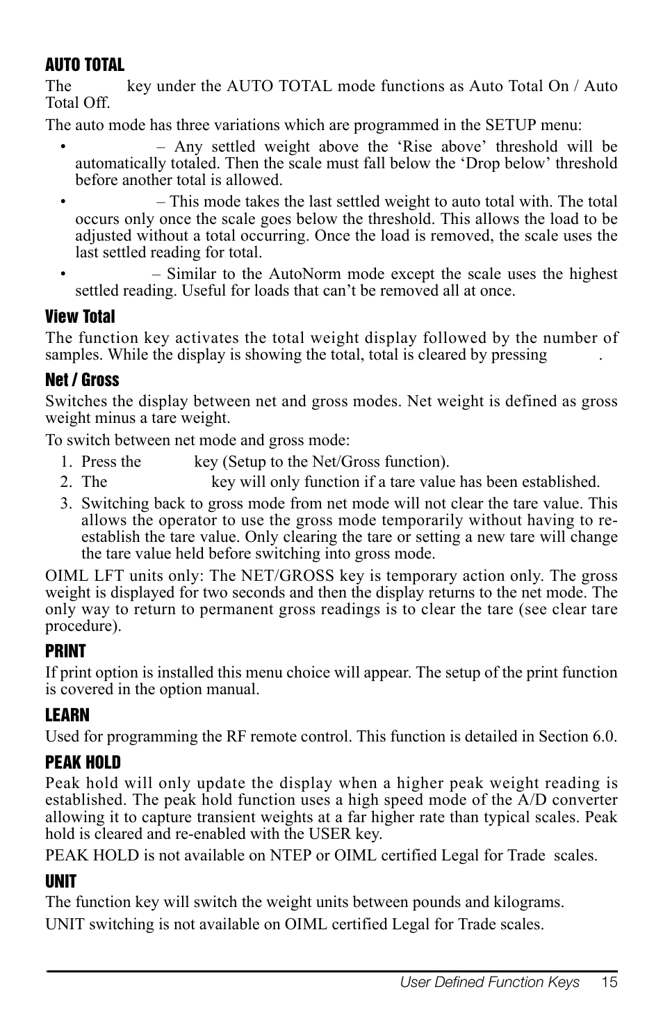 Rice Lake MSI-3460 Challenger 3 User Manual | Page 19 / 64