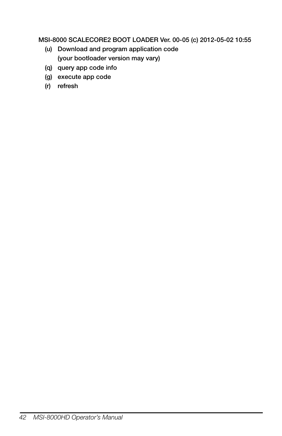 Rice Lake MSI-8000HD Remote Display User Manual | Page 46 / 48