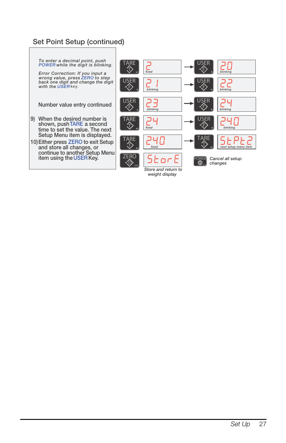 6w3w, 6wruh, Set point setup (continued) | Figure 4-7. set point setup (continued) | Rice Lake MSI-4260 Port-A-Weigh User Manual | Page 31 / 64