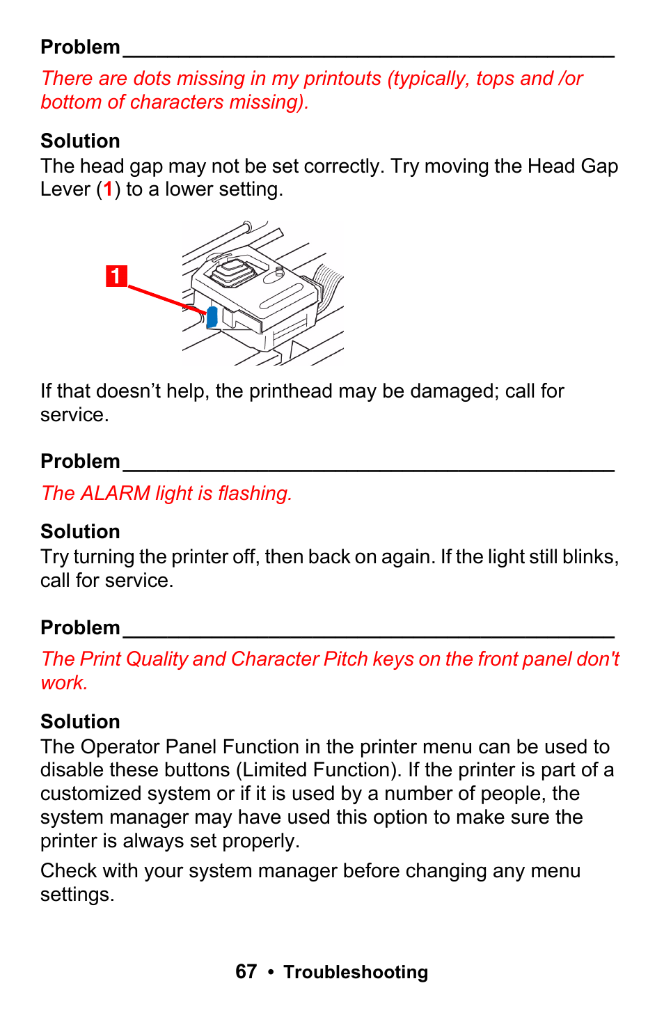 Rice Lake Okidata Microline ML 186 User Manual | Page 67 / 86